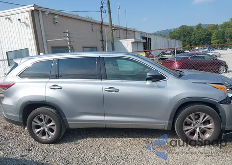 2014 Toyota Highlander Xle V6 из США, поврежденный, VIN 5TDKKRFH3ES022535